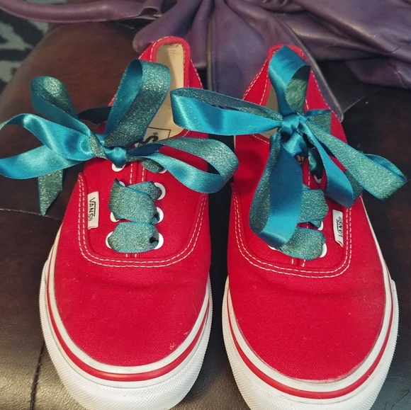 girls red vans